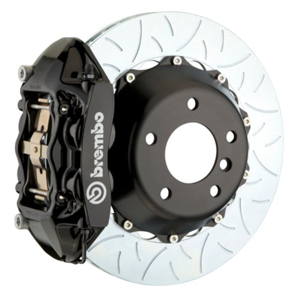 Brembo 03-09 E-Class (Excl 4MATIC AMG) Rr GT BBK 4Pis Cast 2pc 345x28 2pc Rtr Slot Type3-Black Fashion