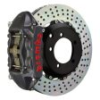 Brembo 07-15 TT 3.2L 09-15 TTS 12-13 TT RS Rr GTS BBK 4 Pist Cast 328x28 2pc Rotor Drilled-Black HA on Sale