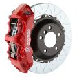 Brembo 07-14 Escalade ESV EXT Rr GT BBK 4Pis Cast 2pc 380x32 2pc Rotor Slotted Type3-Red Sale