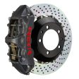 Brembo 08-16 R8 4.2 5.2 (CC Brake Eqpt) Rr GTS BBK 6Pis Cast 380x32 2pc Rotor Drilled-Black HA Cheap