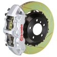 Brembo 08-09 F430 Scuderia Rr GT BBK 6Pis Cast 380x32 2pc Rotor Slotted Type1-Silver For Sale