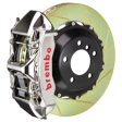 Brembo 05-09 F430 Challenge Rear GTR BBK 6 Piston Billet 380x32 2pc Rotor Slotted Type1 - Nickel Supply