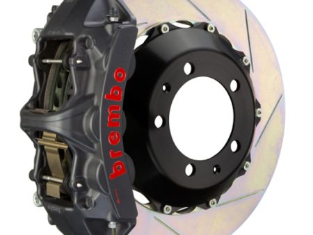 Brembo 05-09 F430 Challenge Rear GTS BBK 6 Piston Cast 380x32 2pc Rotor Slotted Type-1-Black HA Sale