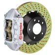 Brembo 03-08 SL55 AMG(Excl Black Series) Rr GT BBK 4Pist Cast 380x28 2pc Rotor Drilled-Silver For Discount